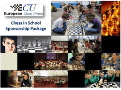 Chess in School Sponsorhip Package