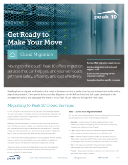 Cloud Migration