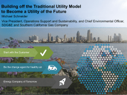 Building off the Traditional Utility Model to Become a Utility of the