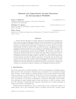 Optimal and Approximate Q-value Functions for Decentralized
