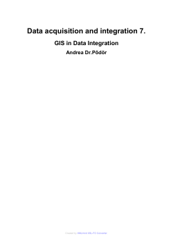 GIS in Data Integration