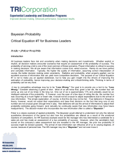 Bayesian Probability