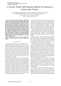 A Circular Needle Path Planning Method for Suturing in
