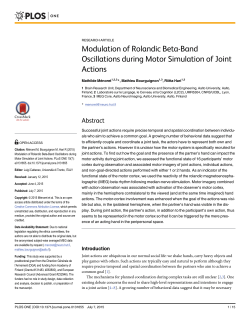 Modulation of Rolandic Beta-Band Oscillations during Motor