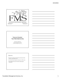 Focus on Success: Your Next State Survey