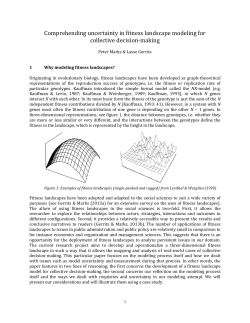 Comprehending uncertainty in fitness landscape modeling for