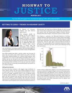 Highway to Justice 2017 - American Bar Association