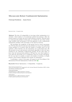Min-max-min Robust Combinatorial Optimization