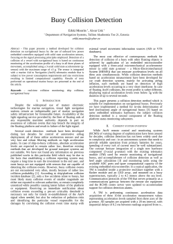 Buoy Collision Detection