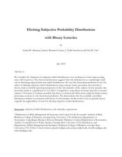 Eliciting Subjective Probability Distributions with Binary