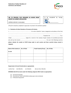 undertaking - ATA Carnet