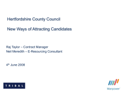 Source: Bebo Mar 2008 - Hertfordshire County Council