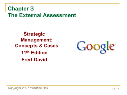Chapter 3 The External Assessment
