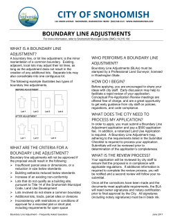 boundary line adjustments