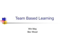 Team Based Learning