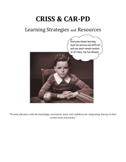 Reading Strategies - Lake County Schools