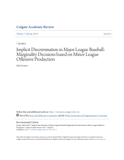 Implicit Discrimination in Major League Baseball