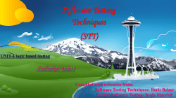 UNIT-6 logic based testing Sudhakar yadav