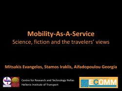 Mobility-As-A-Service