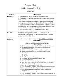 Class: XI - FAS noida