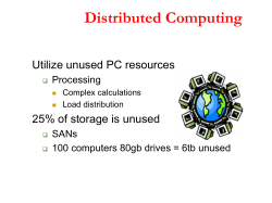 Distributed Computing
