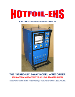 THE &ldquo;STAND-UP&rdquo; 6-WAY MODEL w/RECORDER - Hotfoil-EHS