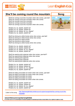 She`ll be coming round the mountain Song