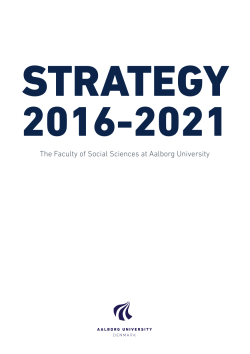 strategy for the Faculty of Social Sciences