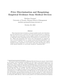 Price Discrimination and Bargaining: Empirical Evidence from