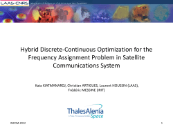 Frequency Allocation in SDMA Satellite Communications System