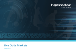Live Odds Markets