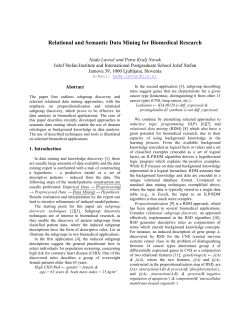 3. Semantic subgroup discovery - ailab