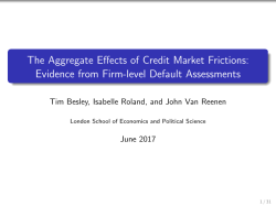 Evidence from Firm-level Default Assessments
