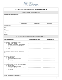 proposition d`assurance responsabilit&eacute; pour l