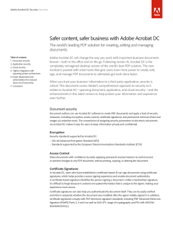 Safer content, safer business with Adobe Acrobat DC