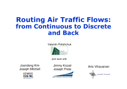 Routing Air Traffic Flows: