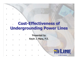 Cost-Effectiveness of Undergrounding Power Lines