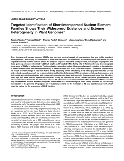 Targeted Identification of Short Interspersed Nuclear