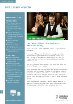 live casino hold`em