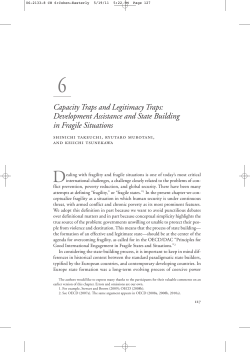 Capacity Traps and Legitimacy Traps