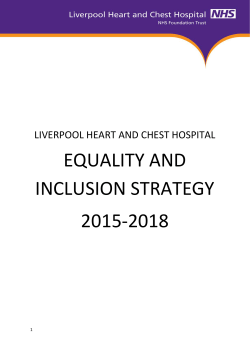 equality and inclusion strategy 2015-2018
