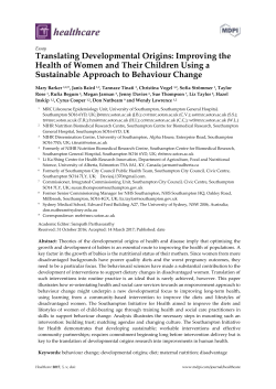 Type of the Paper (Article - ePrints Soton