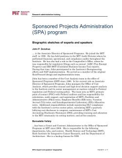 Colleen Leslie is an Associate Director in the Office - SPA