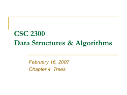 CSC 2500 Computer Organization