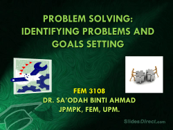 identifying problems and goals setting fem 3108 dr. sa`odah binti