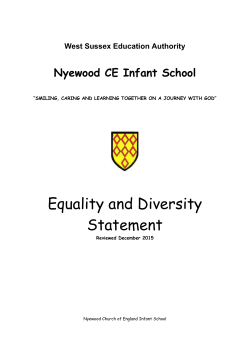 Equality and Diversity Policy