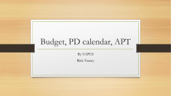 Budgets, Required State Reports and Developing a positive culture