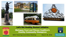 Mattapan FOOD AND FITNESS COALITION