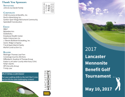 LMS golf brochure 2017.indd - Lancaster Mennonite School