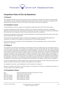 Competition Rules of Chin